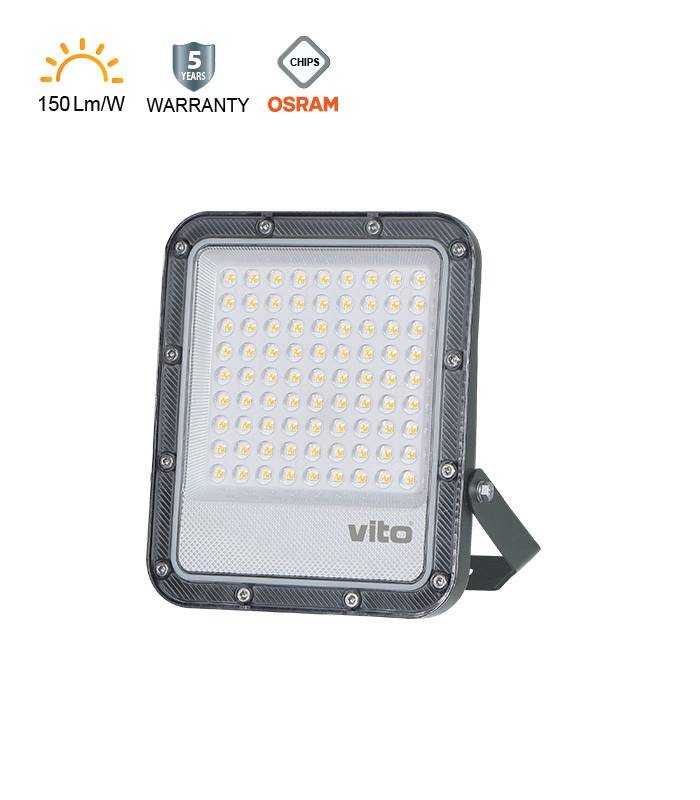 LED REFLEKTOR 50W 6000K 7600lm IP66 IK08